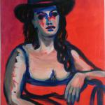 Virginia Red, Acrylic, 30h x 24w