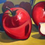 Apples, Acrylic, 24h x 30w