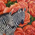 Rose Safari, Watercolor, 28h x x20w