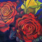 Rose Revelation, Acrylic, 24h x 30w  
